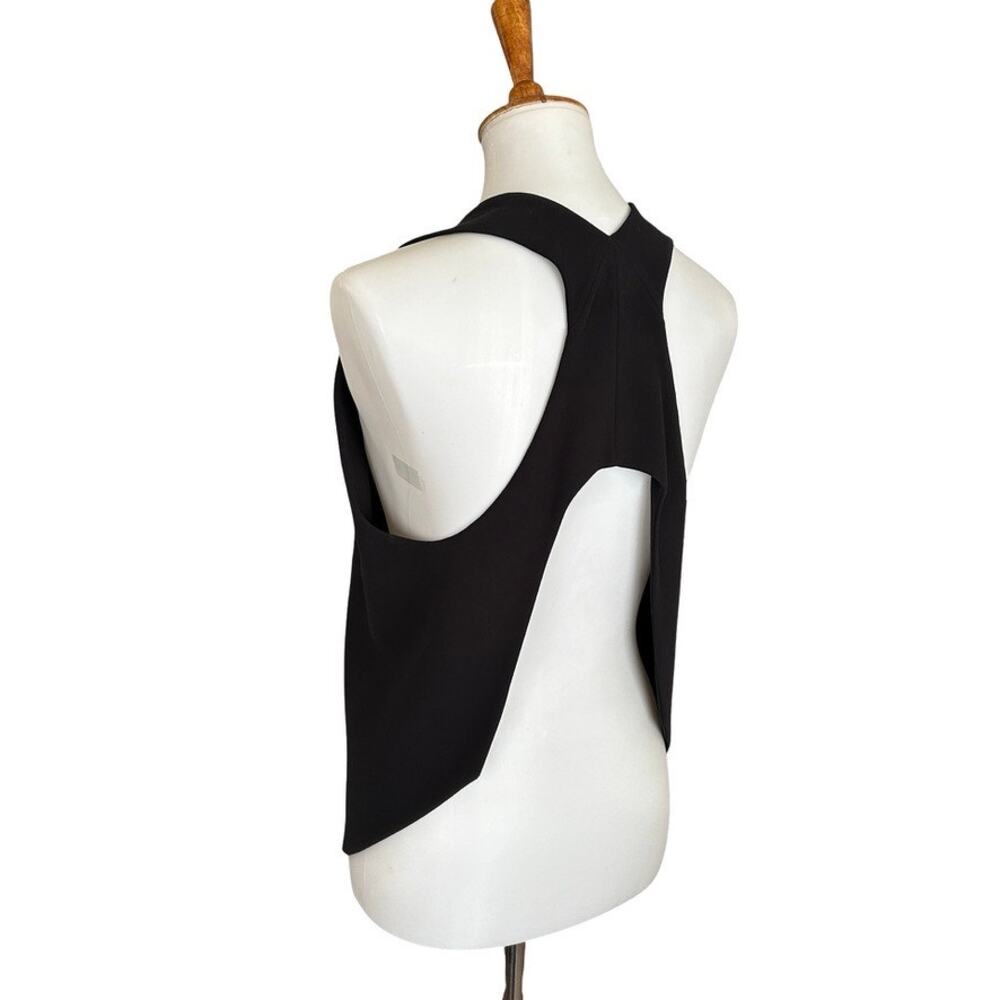 Helmut Lang Structured Open Front Vest, Black